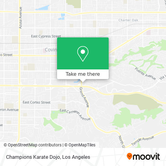 Champions Karate Dojo map