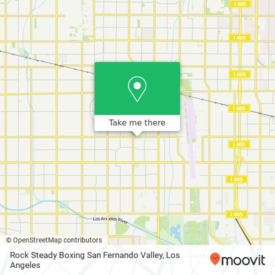 Rock Steady Boxing San Fernando Valley map