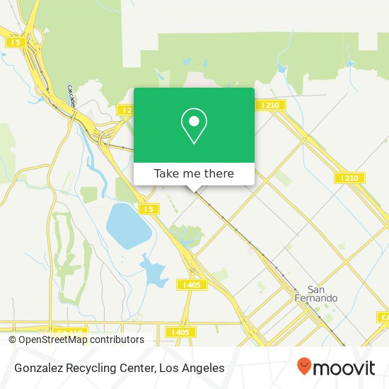 Gonzalez Recycling Center map