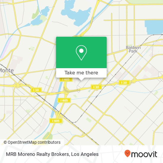 MRB Moreno Realty Brokers map