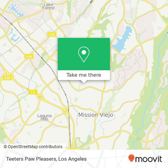 Teeters Paw Pleasers map