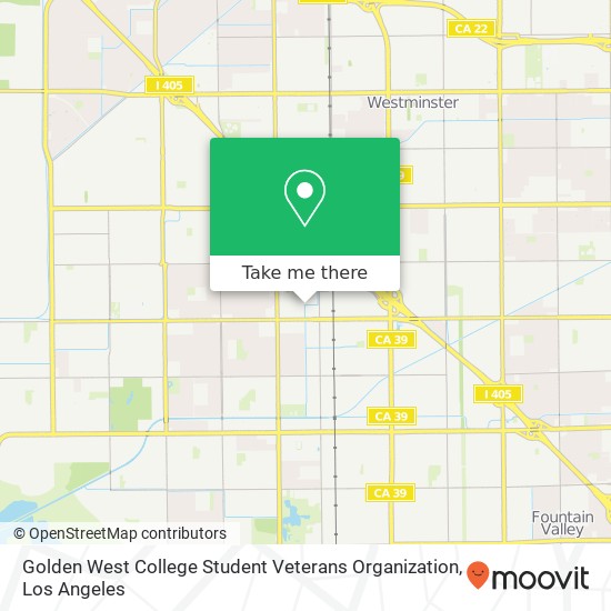 Mapa de Golden West College Student Veterans Organization