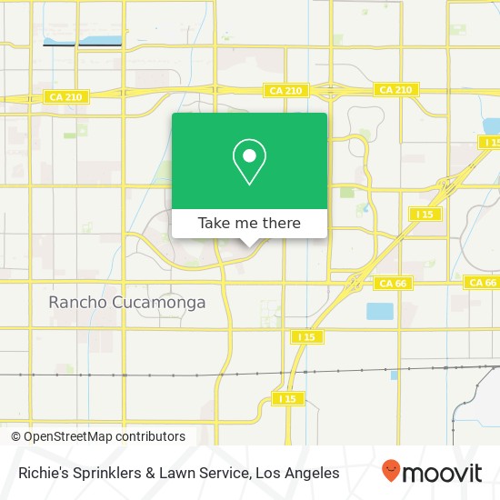 Mapa de Richie's Sprinklers & Lawn Service