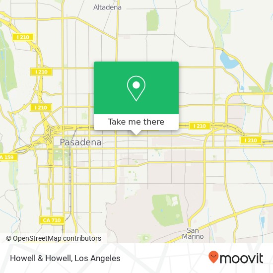 Mapa de Howell & Howell