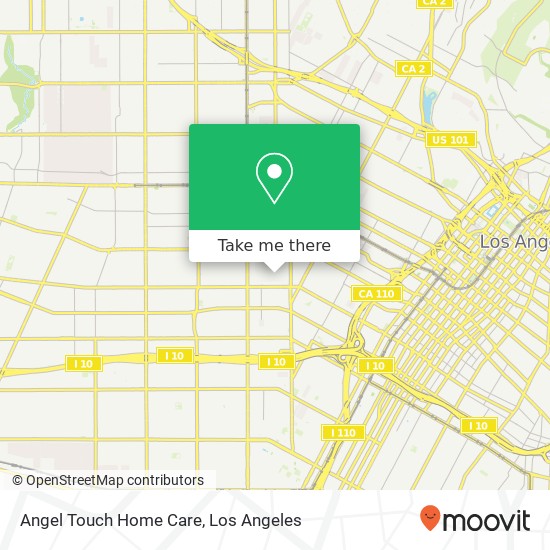 Mapa de Angel Touch Home Care