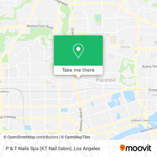 Mapa de P & T Nails Spa (KT Nail Salon)