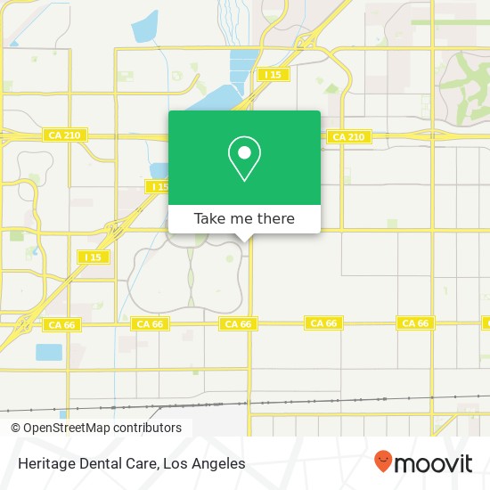 Mapa de Heritage Dental Care
