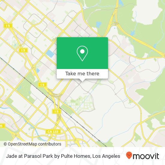 Mapa de Jade at Parasol Park by Pulte Homes