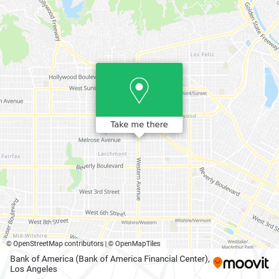 Bank of America (Bank of America Financial Center) map