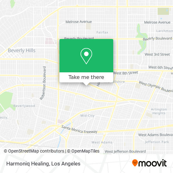 Harmoniq Healing map