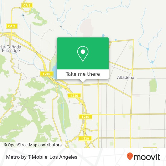 Mapa de Metro by T-Mobile