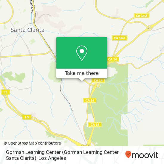 Gorman Learning Center (Gorman Learning Center Santa Clarita) map