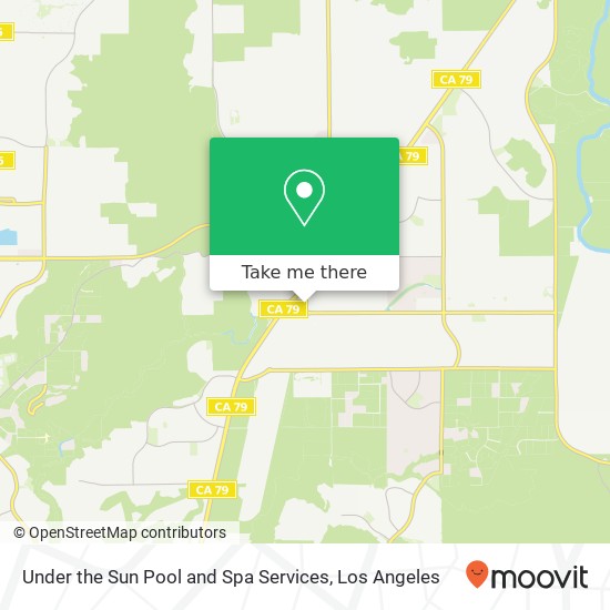 Under the Sun Pool and Spa Services map