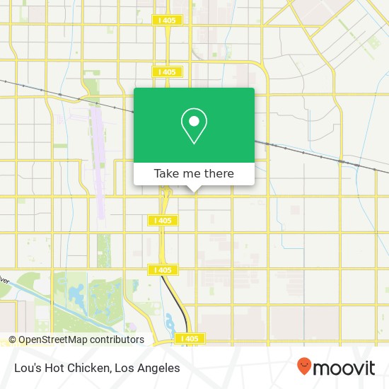 Mapa de Lou's Hot Chicken