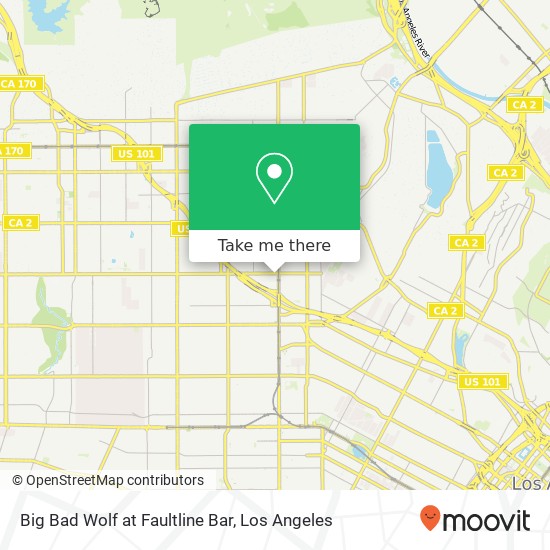 Mapa de Big Bad Wolf at Faultline Bar