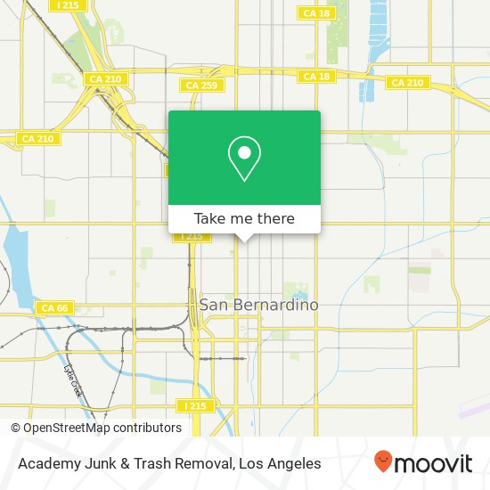 Mapa de Academy Junk & Trash Removal