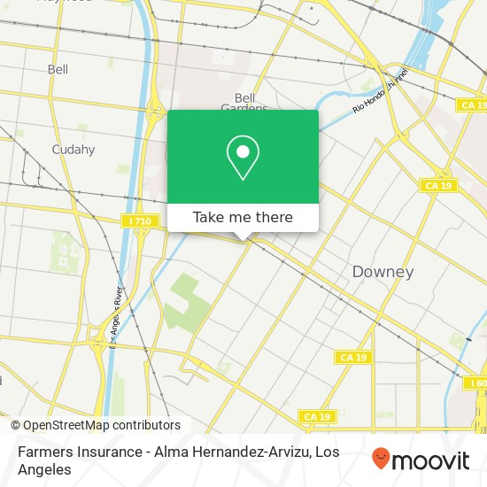 Farmers Insurance - Alma Hernandez-Arvizu map