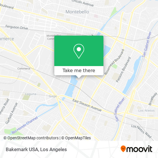 Bakemark USA map