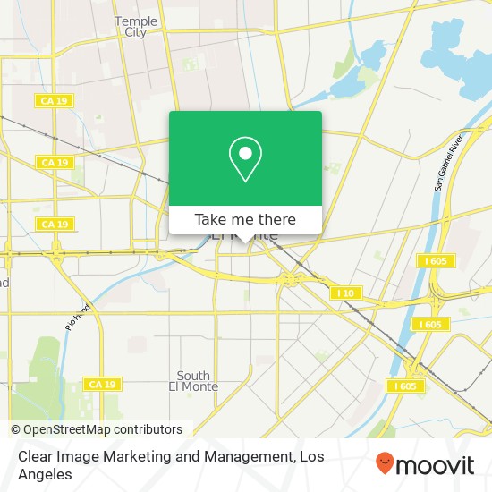 Clear Image Marketing and Management map