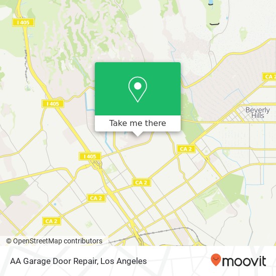 AA Garage Door Repair map