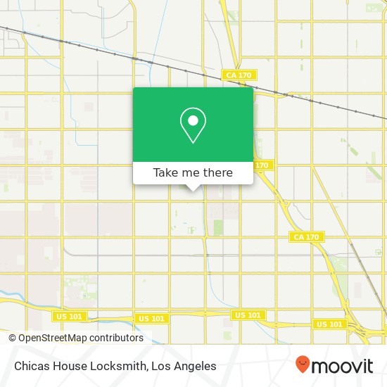 Chicas House Locksmith map