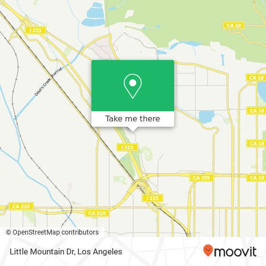 Little Mountain Dr map