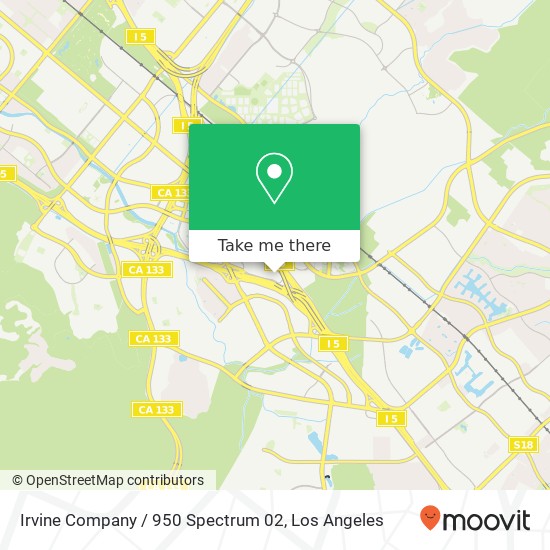 Mapa de Irvine Company / 950 Spectrum 02