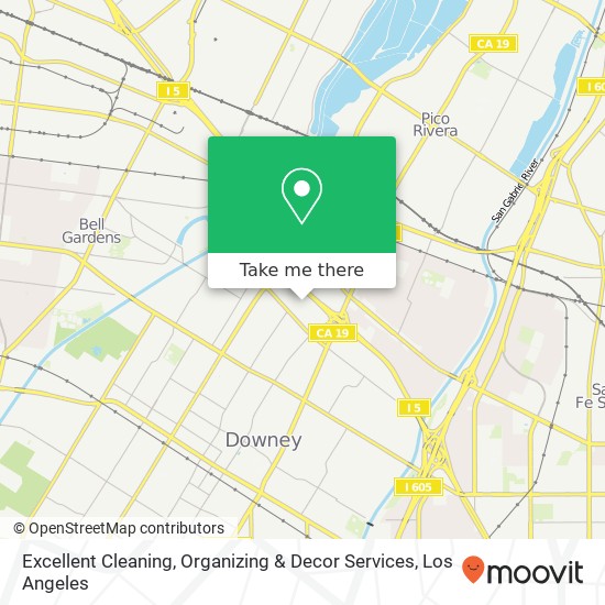 Mapa de Excellent Cleaning, Organizing & Decor Services