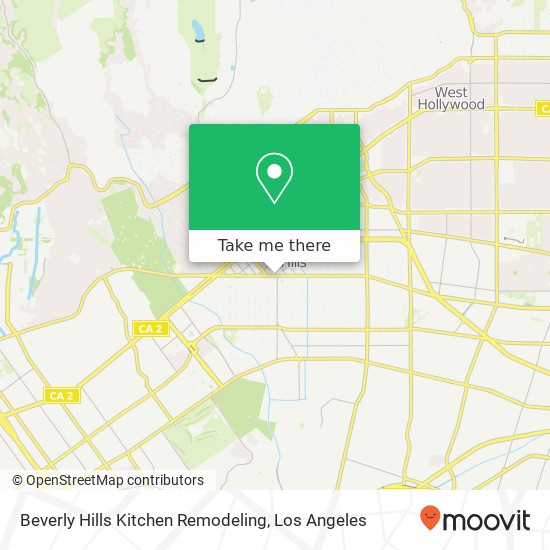 Beverly Hills Kitchen Remodeling map