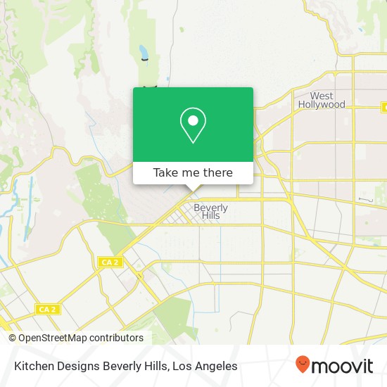 Kitchen Designs Beverly Hills map