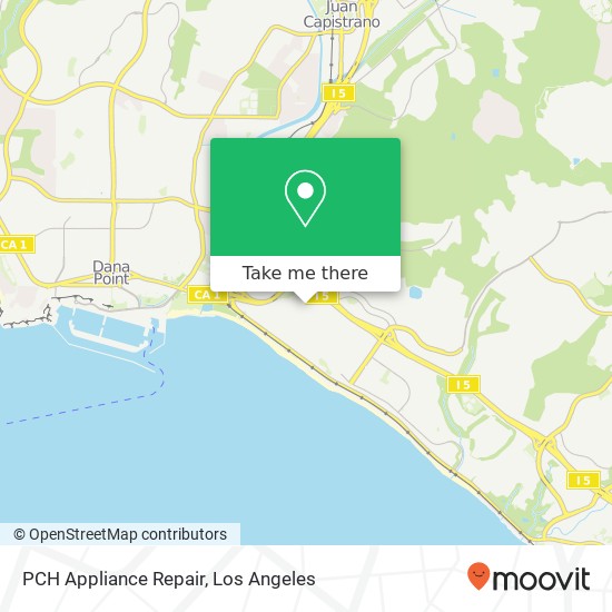 PCH Appliance Repair map