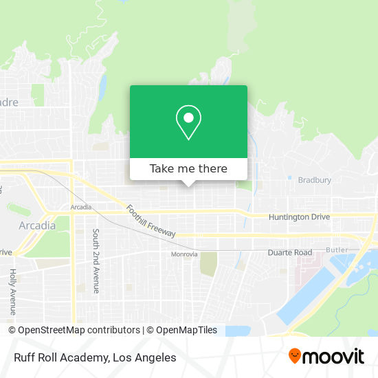 Mapa de Ruff Roll Academy