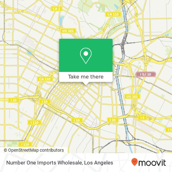 Number One Imports Wholesale map