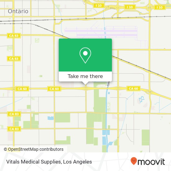 Vitals Medical Supplies map