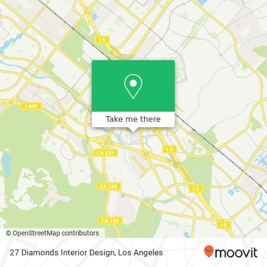 27 Diamonds Interior Design map