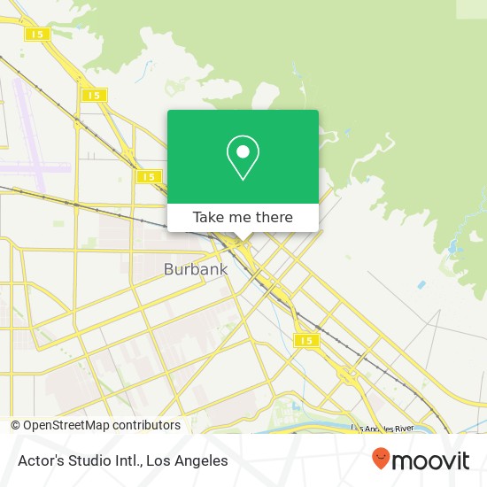 Actor's Studio Intl. map