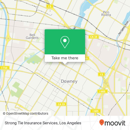 Mapa de Strong Tie Insurance Services