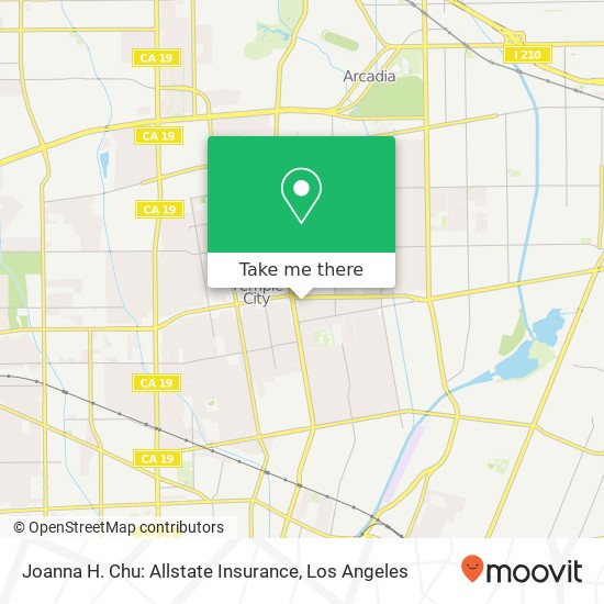 Mapa de Joanna H. Chu: Allstate Insurance