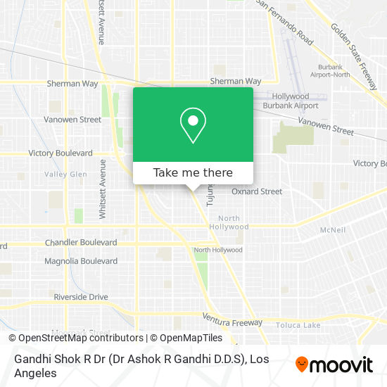 Gandhi Shok R Dr (Dr Ashok R Gandhi D.D.S) map