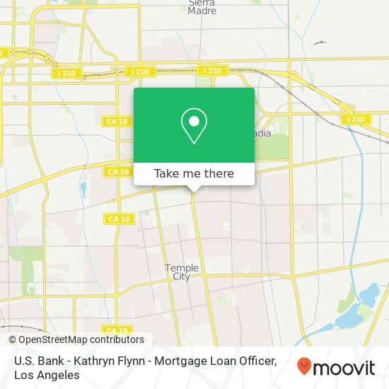 Mapa de U.S. Bank - Kathryn Flynn - Mortgage Loan Officer