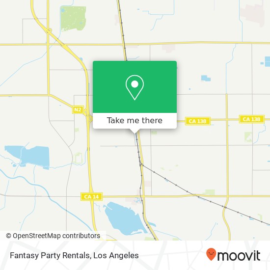 Fantasy Party Rentals map