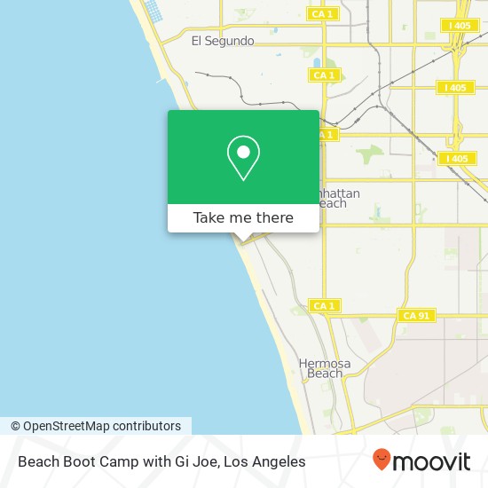 Beach Boot Camp with Gi Joe map