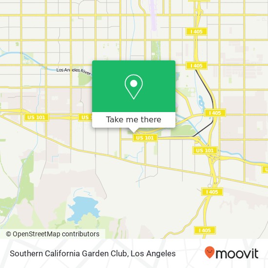 Mapa de Southern California Garden Club