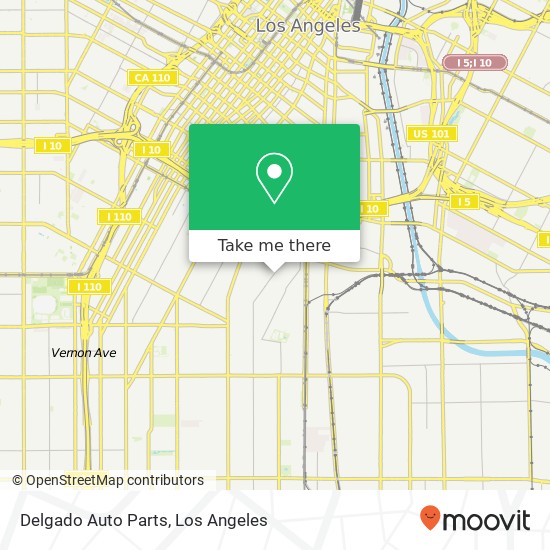 Delgado Auto Parts map