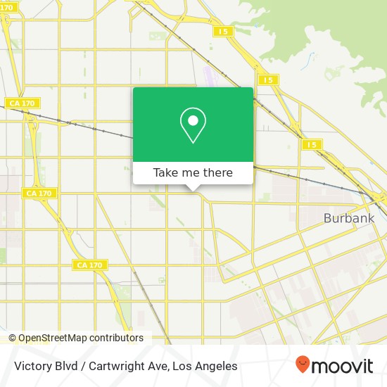 Mapa de Victory Blvd / Cartwright Ave