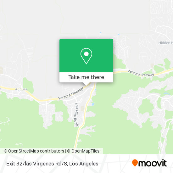 Mapa de Exit 32/las Virgenes Rd/S