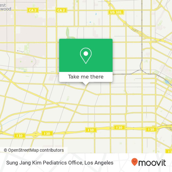 Sung Jang Kim Pediatrics Office map