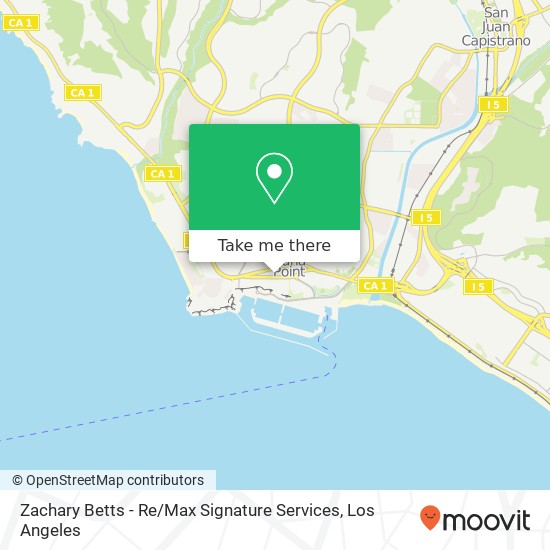 Mapa de Zachary Betts - Re / Max Signature Services