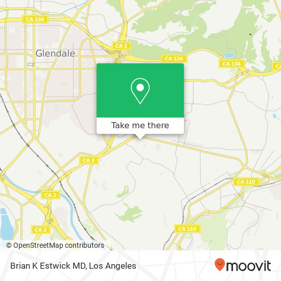 Brian K Estwick MD map