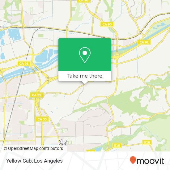 Mapa de Yellow Cab